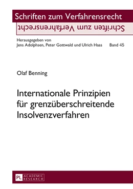 Abbildung von Benning | Internationale Prinzipien für grenzüberschreitende Insolvenzverfahren | 1. Auflage | 2013 | 45 | beck-shop.de