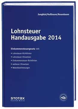 Abbildung von Rosenbaum / Jungblut | Lohnsteuer Handausgabe 2014 | 1. Auflage | 2014 | beck-shop.de