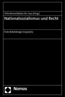 Abbildung von Ramm / Saar (Hrsg.) | Nationalsozialismus und Recht | 1. Auflage | 2014 | beck-shop.de