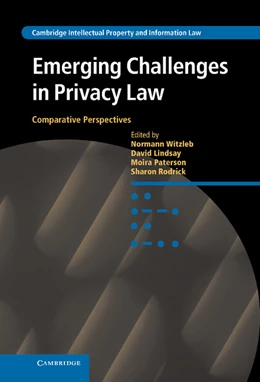 Abbildung von Witzleb / Lindsay | Emerging Challenges in Privacy Law | 1. Auflage | 2014 | 23 | beck-shop.de