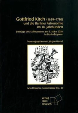 Abbildung von Hamel | Gottfried Kirch (1639-1710) und die Berliner Astronomie im 18. Jahrhundert | 1. Auflage | 2010 | 41 | beck-shop.de