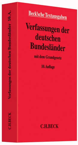 Abbildung von Verfassungen der deutschen Bundesländer | 10. Auflage | 2014 | beck-shop.de