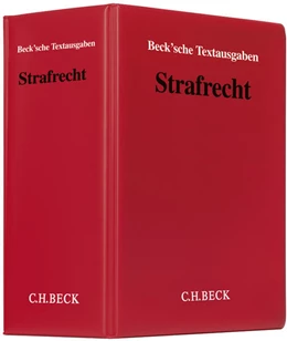 Abbildung von Strafrecht Hauptordner 80 mm • 1 Ersatzordner (leer) | 1. Auflage | | beck-shop.de