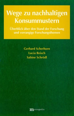 Abbildung von Scherhorn / Reisch | Wege zu nachhaltigen Konsummustern | 1. Auflage | | 26 | beck-shop.de