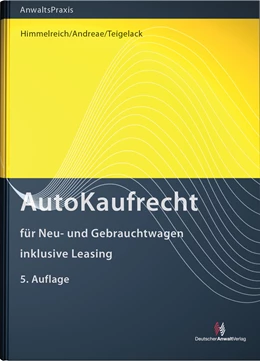 Abbildung von Himmelreich / Andreae | AutoKaufRecht | 5. Auflage | 2014 | beck-shop.de
