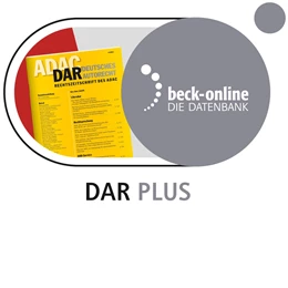Abbildung von beck-online. DAR PLUS | 1. Auflage | | beck-shop.de
