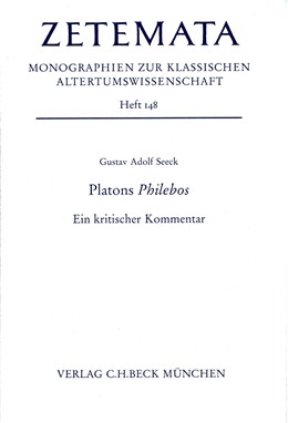 Cover: Seeck, Gustav Adolf, Platons Philebos