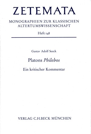 Cover: Gustav Adolf Seeck, Platons Philebos