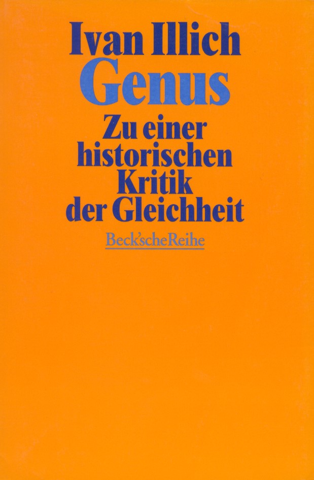 Cover: Illich, Ivan, Genus