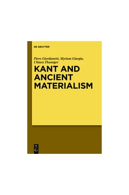 Abbildung von Giordanetti / Giargia | Kant and Ancient Materialism | 1. Auflage | 2026 | beck-shop.de