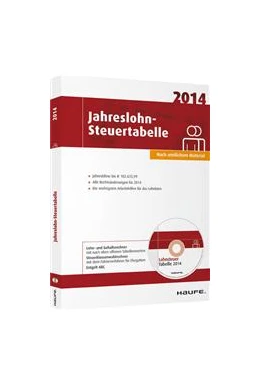 Abbildung von Jahreslohn-Steuertabelle 2014 | 1. Auflage | 2014 | beck-shop.de