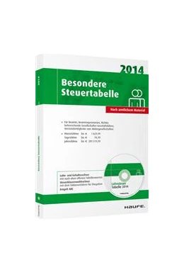 Abbildung von Besondere Steuertabelle 2014 | 1. Auflage | 2014 | beck-shop.de