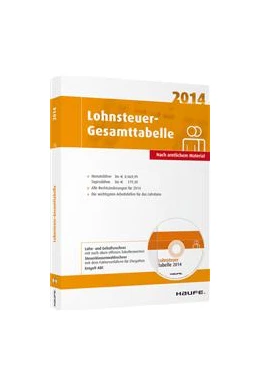 Abbildung von Lohnsteuer-Gesamttabelle 2014 | 1. Auflage | 2014 | beck-shop.de