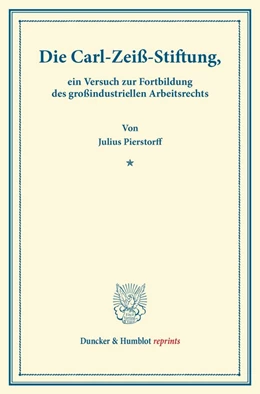 Abbildung von Pierstorff | Die Carl-Zeiß-Stiftung | 1. Auflage | 2013 | beck-shop.de