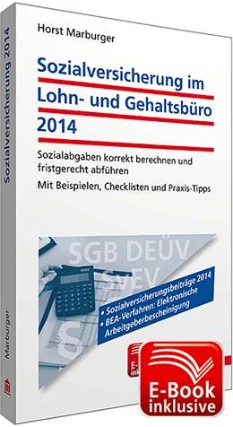 Abbildung von Marburger | Sozialversicherung im Lohn- und Gehaltsbüro 2014 | 1. Auflage | 2014 | beck-shop.de