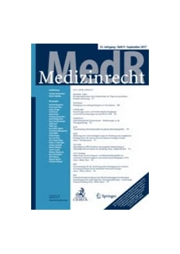 Abbildung von MedR - Medizinrecht | 36. Auflage | 2024 | beck-shop.de