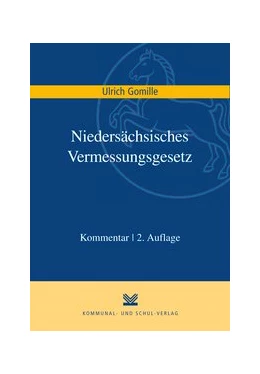 Abbildung von Gomille | Niedersächsisches Vermessungsgesetz | 2. Auflage | 2014 | beck-shop.de