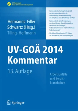 Abbildung von Hermanns / Filler | UV-GOÄ 2014 Kommentar | 13. Auflage | 2014 | beck-shop.de