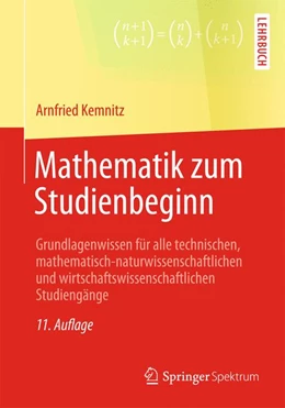Abbildung von Kemnitz | Mathematik zum Studienbeginn | 11. Auflage | 2013 | beck-shop.de