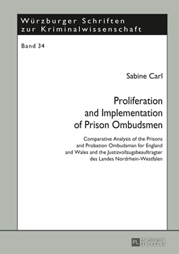 Abbildung von Carl | Proliferation and Implementation of Prison Ombudsmen | 1. Auflage | 2013 | 34 | beck-shop.de