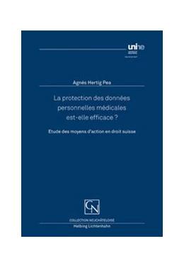 Abbildung von Hertig Pea | La protection des données personnelles médicales est-elle efficace? | 1. Auflage | 2013 | beck-shop.de