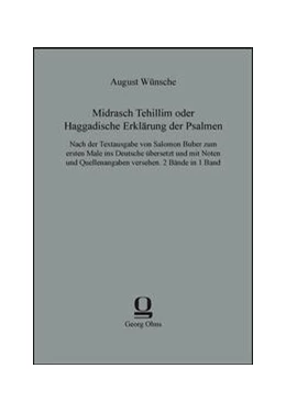 Abbildung von Wünsche | Midrasch Tehillim oder Haggadische Erklärung der Psalmen | 1. Auflage | 2013 | beck-shop.de