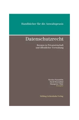 Abbildung von Passadelis / Rosenthal | Datenschutzrecht | 1. Auflage | 2015 | beck-shop.de