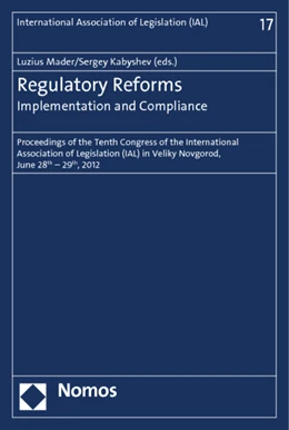 Abbildung von Mader / Kabyshev (Hrsg.) | Regulatory Reforms - Implementation and Compliance | 1. Auflage | 2014 | 17 | beck-shop.de