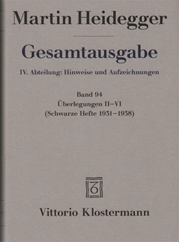 Abbildung von Heidegger | Gesamtausgabe. Überlegungen II-VI | 1. Auflage | 2014 | beck-shop.de