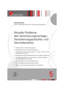 Abbildung von Drees / Koch | Aktuelle Probleme des Versicherungsvertrags-, Versicherungsaufsichts- und Vermittlerrechts | 1. Auflage | 2013 | 005 | beck-shop.de