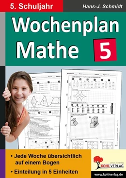Abbildung von Schmidt | Wochenplan Mathe / Klasse 5 | 1. Auflage | 2014 | beck-shop.de