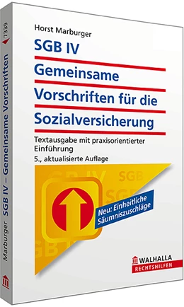 Abbildung von Marburger | SGB IV - Allgemeine Vorschriften für die Sozialversicherung | 5. Auflage | 2014 | beck-shop.de