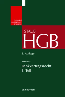 Abbildung von Grundmann | Bankvertragsrecht, Teil 1/1 | 5. Auflage | 2015 | beck-shop.de