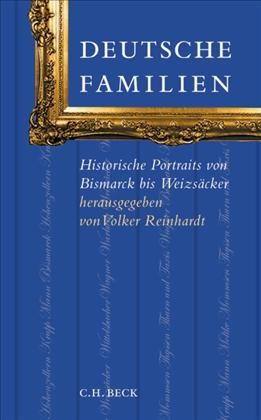 Cover: Reinhardt, Volker, Deutsche Familien