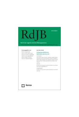 Abbildung von RdJB - Recht der Jugend und des Bildungswesens | 66. Auflage | 2024 | beck-shop.de