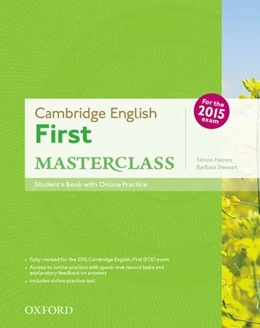 Abbildung von Haines / Stewart | Cambridge English: First Masterclass: Student's Book and Online Practice Pack | 1. Auflage | 2014 | beck-shop.de