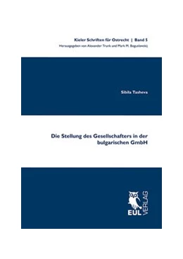 Abbildung von Tasheva | Die Stellung des Gesellschafters in der bulgarischen GmbH | 1. Auflage | 2013 | 5 | beck-shop.de
