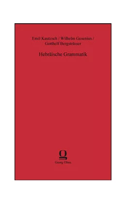 Abbildung von Gesenius | Hebräische Grammatik | 1. Auflage | 2013 | beck-shop.de