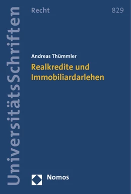 Abbildung von Thümmler | Realkredite und Immobiliardarlehen | 1. Auflage | 2014 | 829 | beck-shop.de