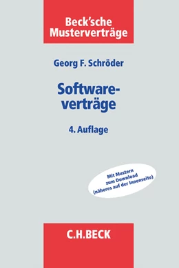 Abbildung von Schröder | Softwareverträge | 4. Auflage | 2015 | beck-shop.de