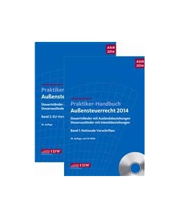 Abbildung von IDW / Rehrmann | Praktiker-Handbuch Außensteuerrecht 2014 | 38. Auflage | 2014 | beck-shop.de