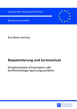 Abbildung von Herring | Biopatentierung und Sortenschutz | 1. Auflage | 2013 | 5467 | beck-shop.de