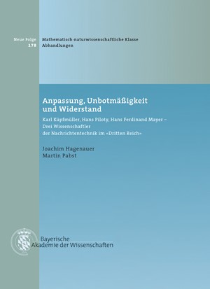 Cover: Joachim Hagenauer|Martin Pabst, Anpassung, Unbotmäßigkeit und Widerstand