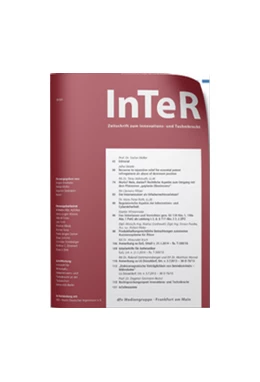 Abbildung von InTer - Zeitschrift zum Innovations- und Technikrecht | 6. Auflage | 2024 | beck-shop.de