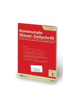Abbildung von Kommunale Steuer-Zeitschrift - KStZ | 67. Auflage | 2024 | beck-shop.de