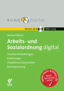 Abbildung von Kittner | Arbeits- und Sozialordnung digital • Fortsetzungsbezug | 16. Auflage | 2014 | beck-shop.de