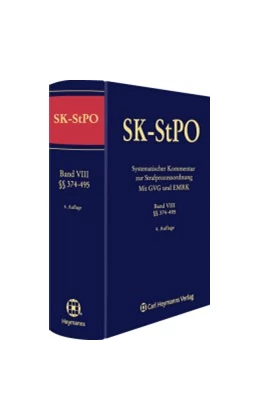 Abbildung von Wolter (Hrsg.) | Systematischer Kommentar zur Strafprozessordnung: SK-StPO, Band VIII: §§ 374-495 StPO | 5. Auflage | 2020 | beck-shop.de