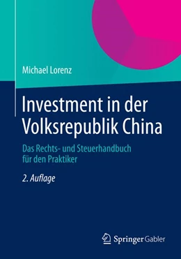 Abbildung von Lorenz | Investment in der Volksrepublik China | 2. Auflage | 2014 | beck-shop.de