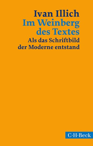 Cover: Ivan Illich, Im Weinberg des Textes