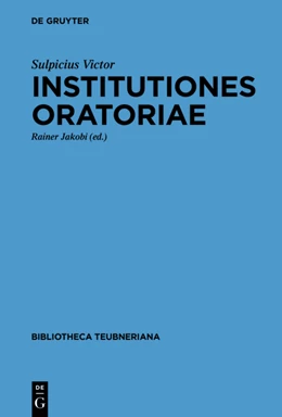 Abbildung von Jakobi | Institutiones oratoriae | 1. Auflage | 2025 | beck-shop.de